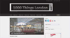 Desktop Screenshot of 1000things-london.com