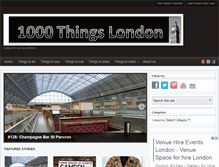 Tablet Screenshot of 1000things-london.com